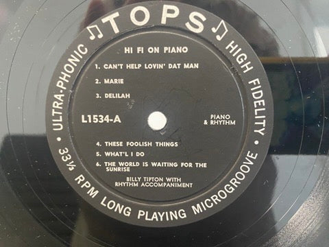 Billy Tipton transgender vinyl lp