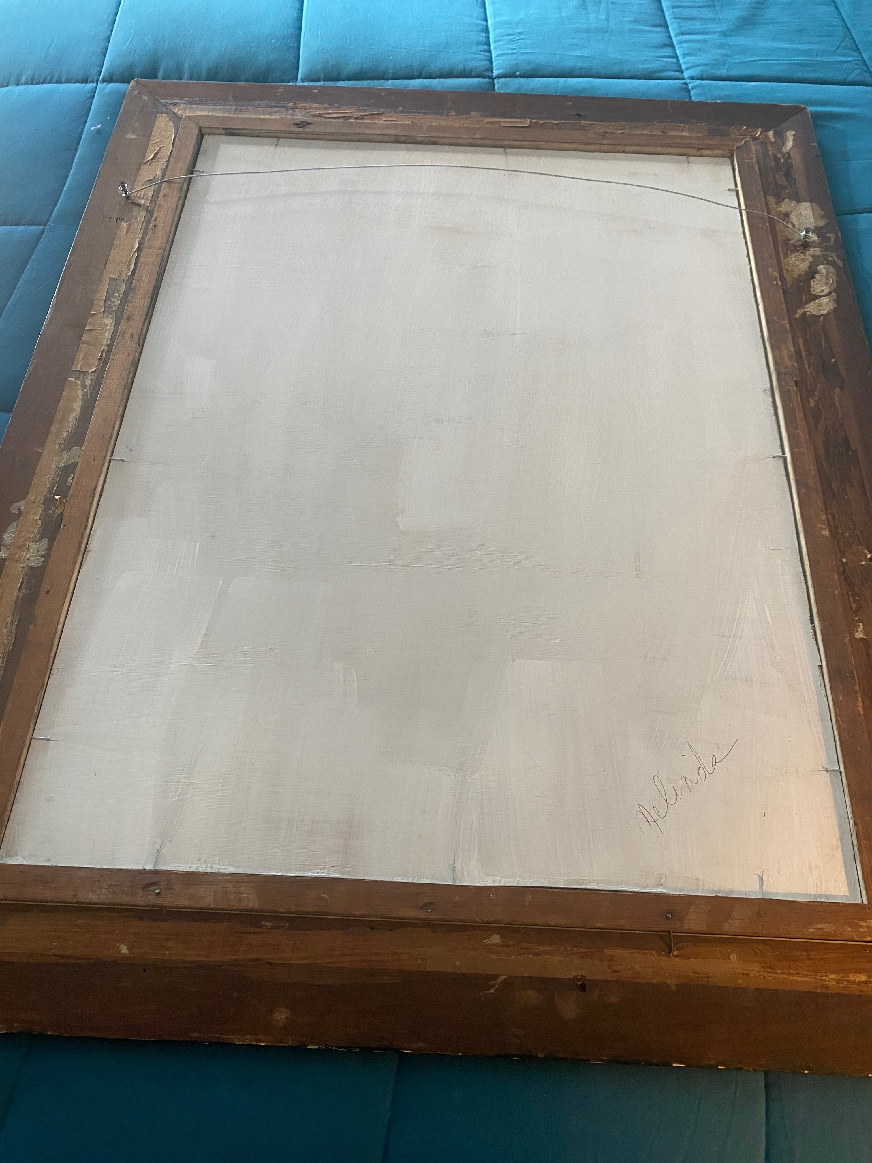 Mermaid fold art painting