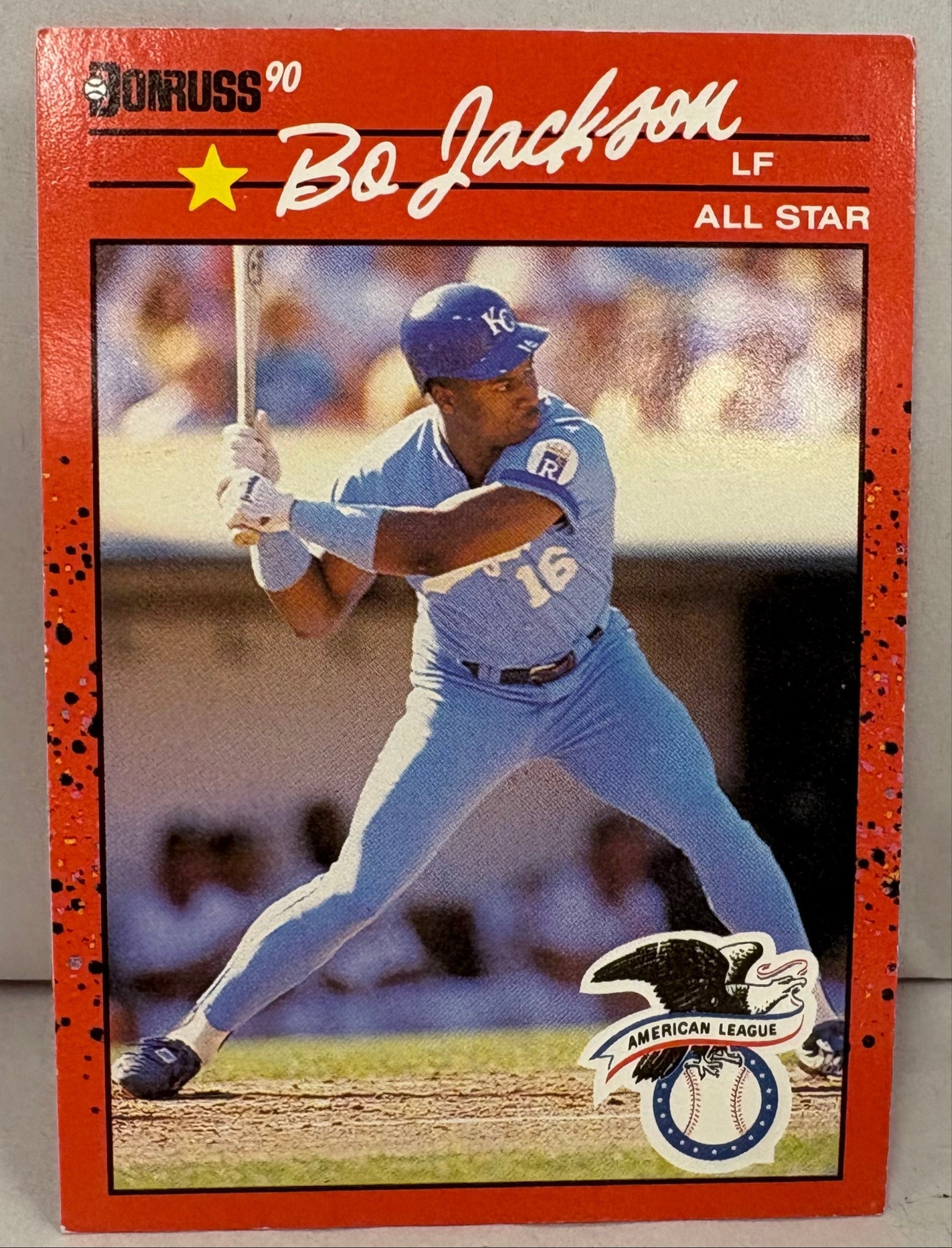 Bo Jackson Baseball Rookie Card DonRuss 650