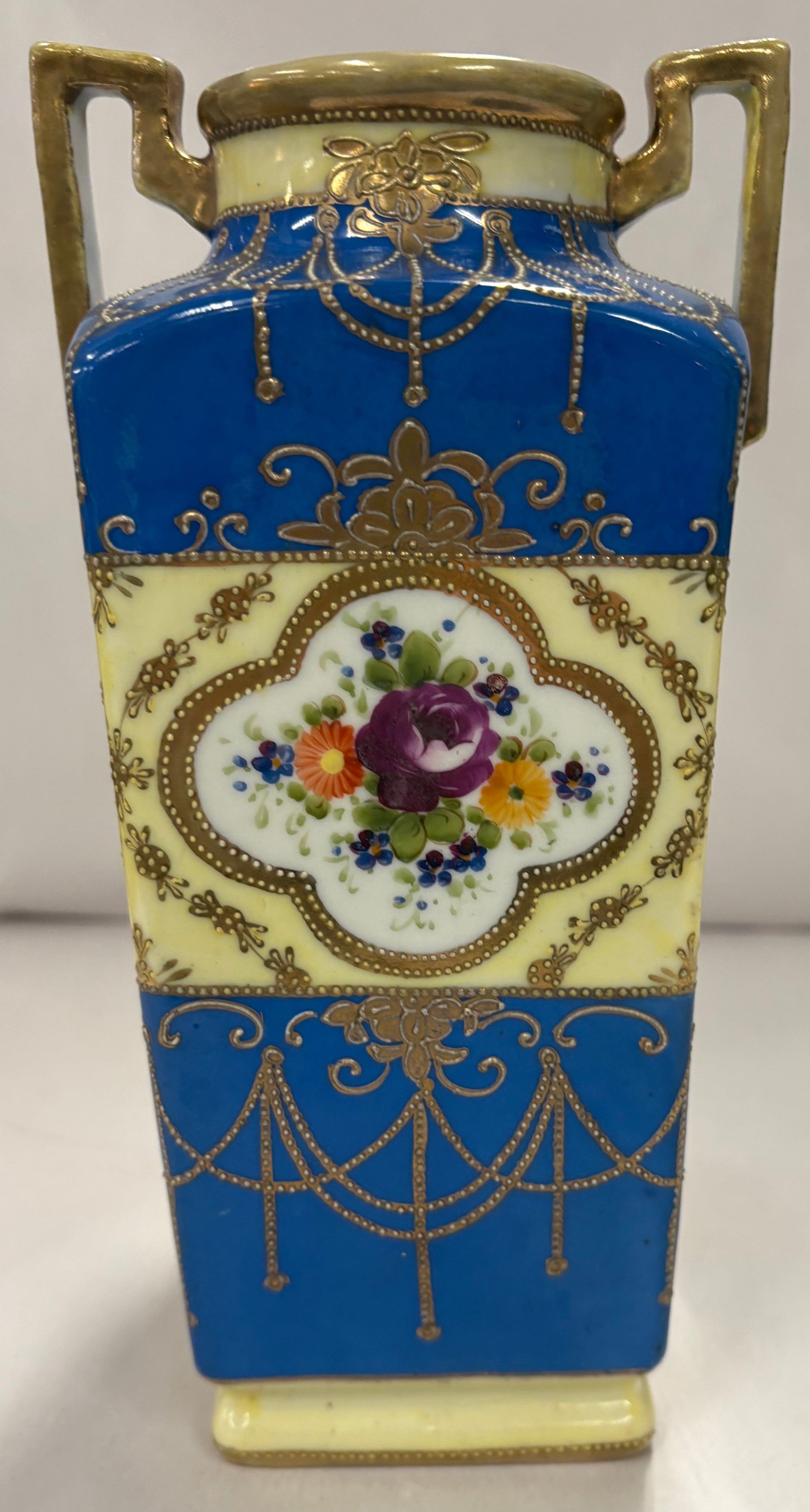 Hand Painted Nippon Vase