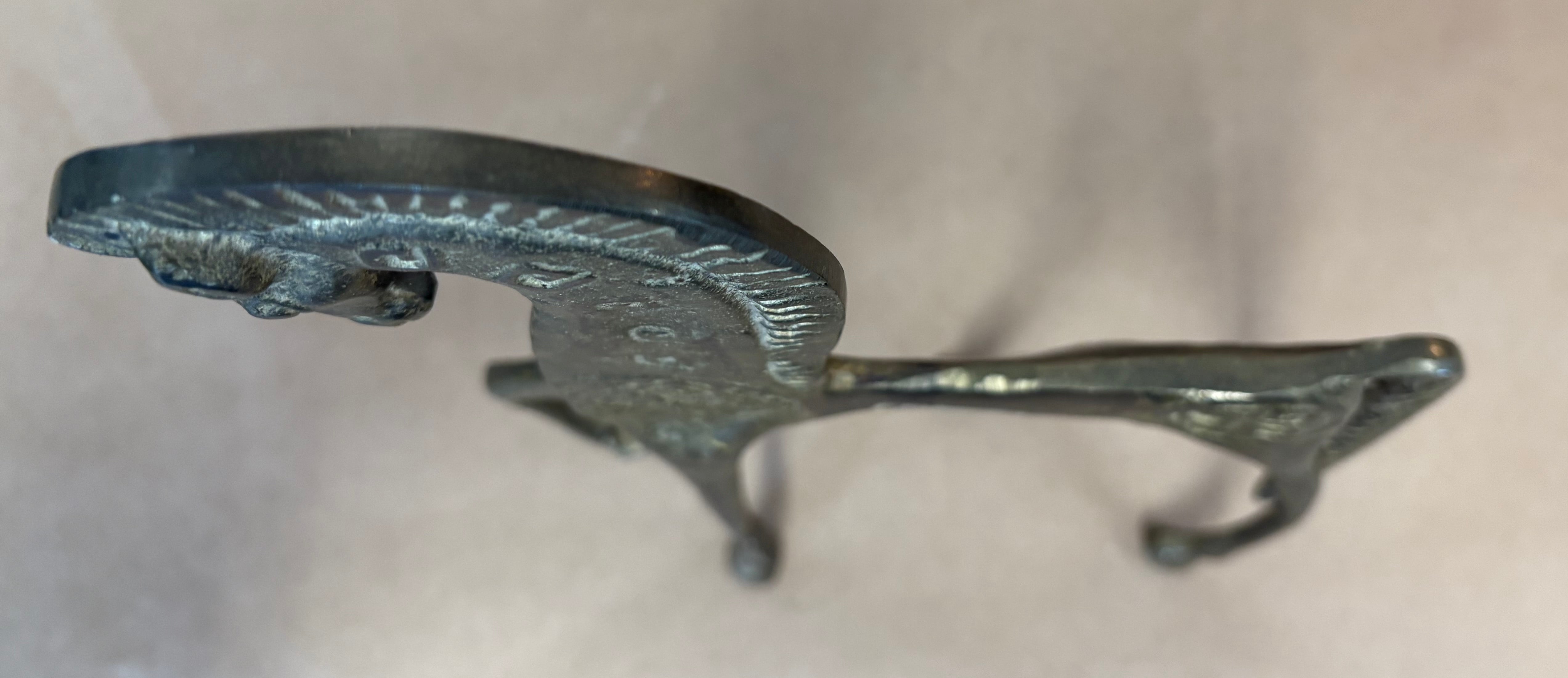 Vintage Bronze Etruscan Prancing Horse