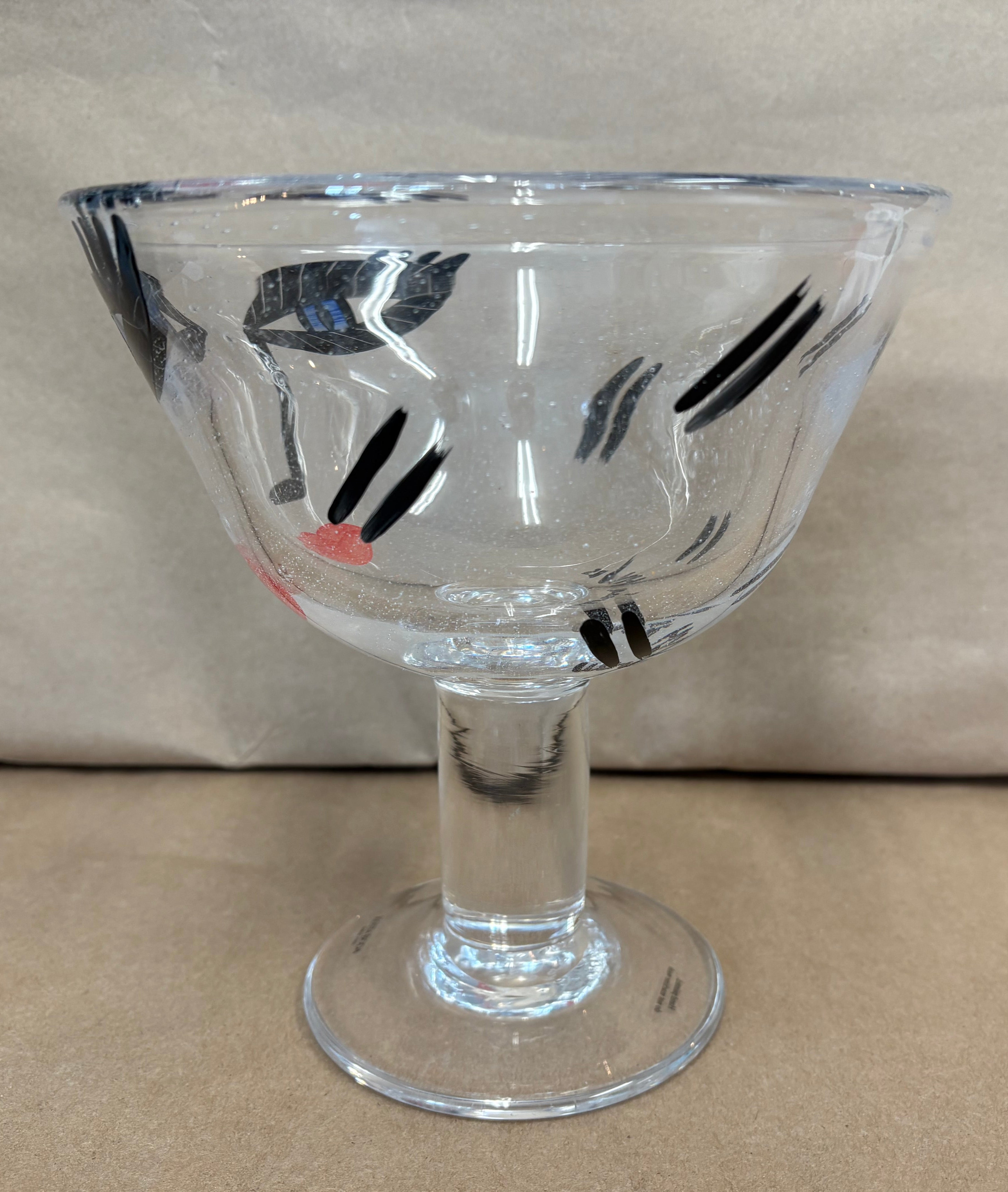 Kosta Boda bowl, "Open minds", clear glass