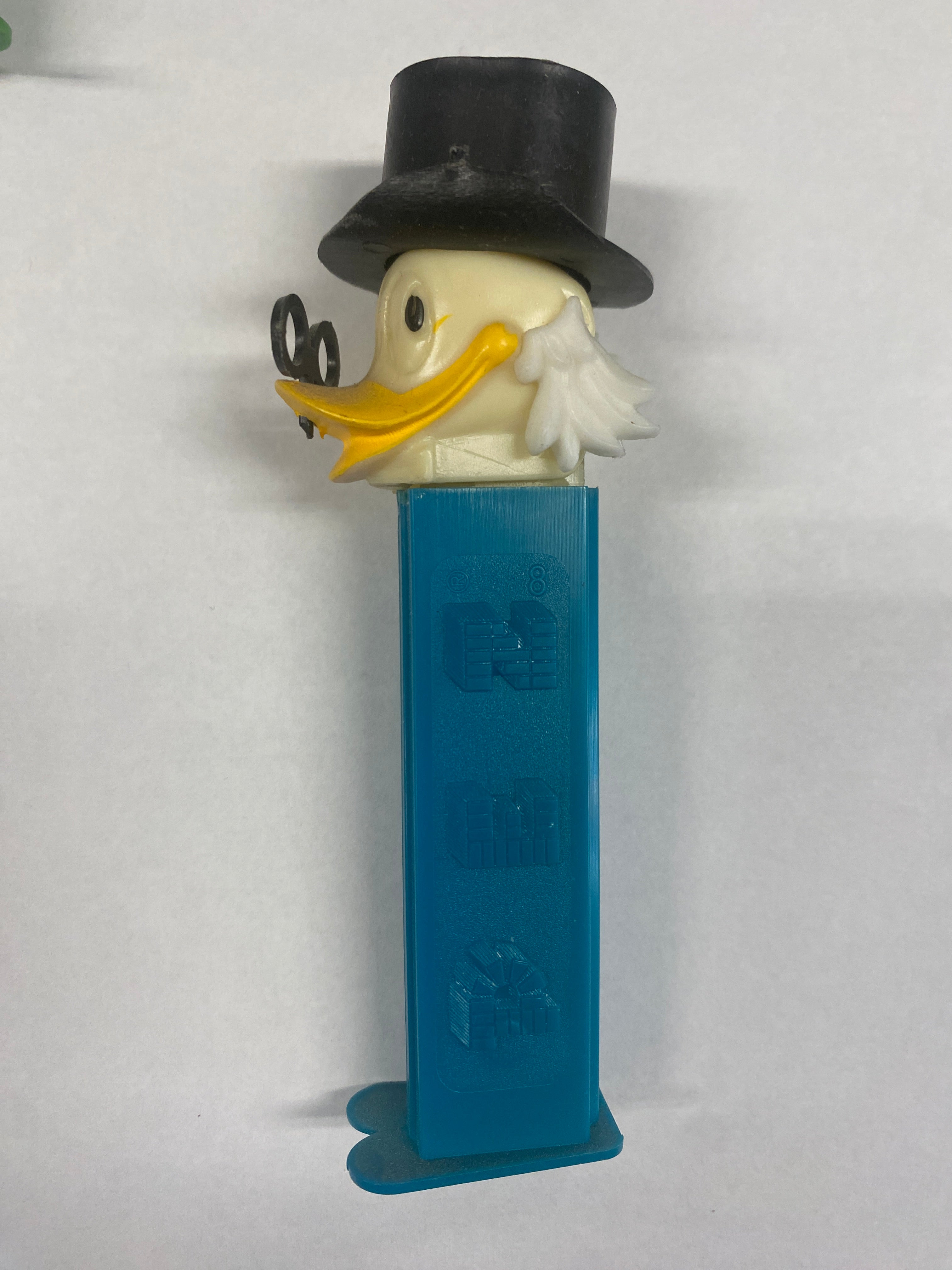pez, pez dispenser, collectible, vintage, Scrooge McDuck, Disney, Duck Tales
