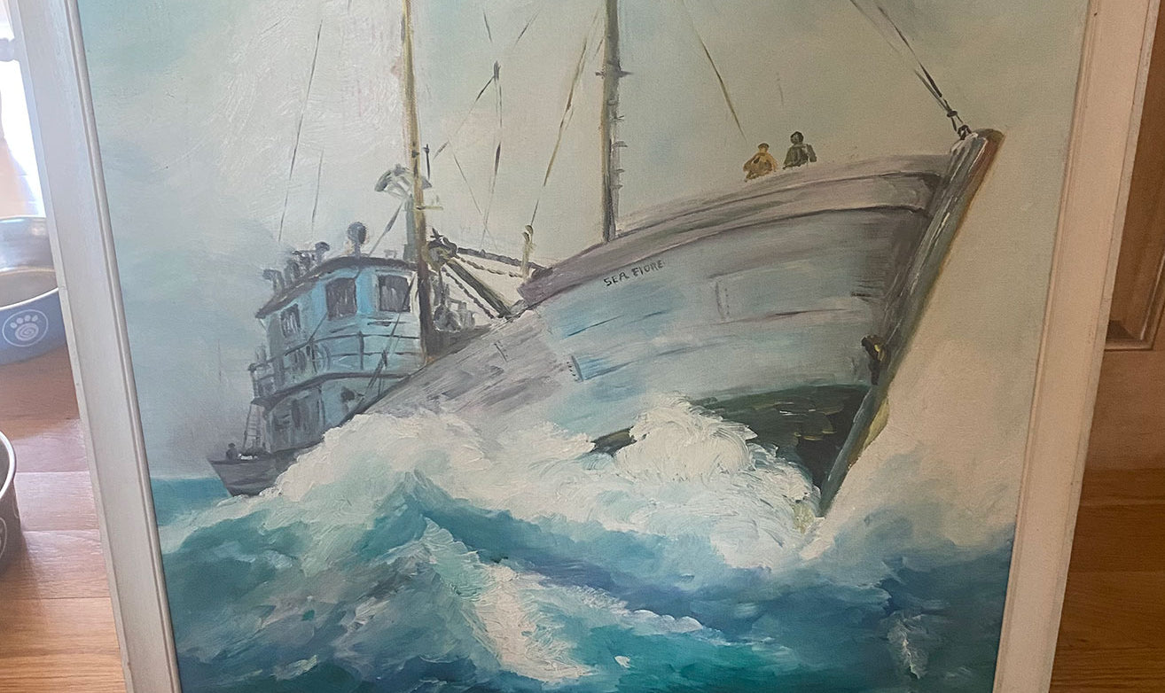 Sea Fiore Ship oil painting