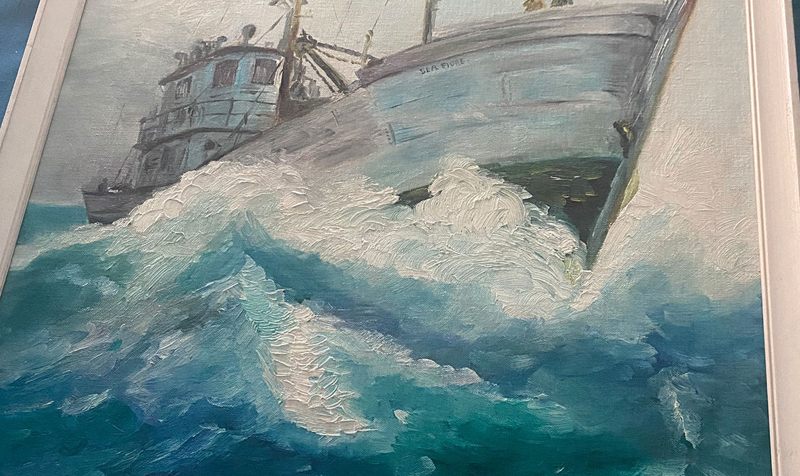 Sea Fiore Ship oil painting