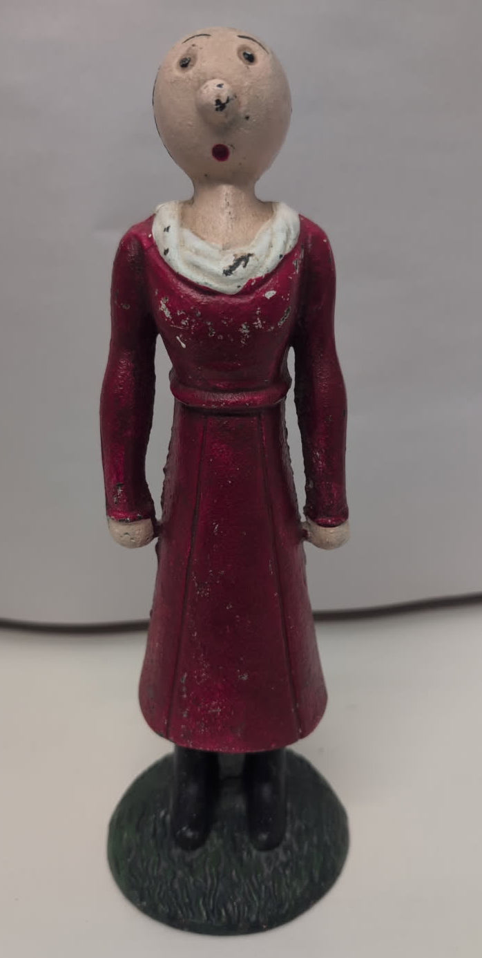 Olive Oyl heavy metal statue bank