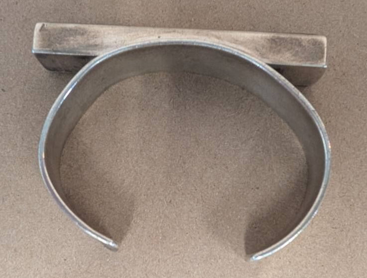 Sterling, Abalone, Mother of Pearl 1970's England cuff