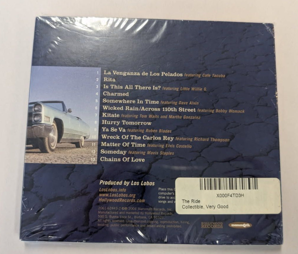 Autographed Los Lobos "the Ride" CD - Conrad Lozano