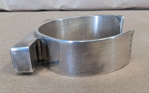 Sterling, Abalone, Mother of Pearl 1970's England cuff