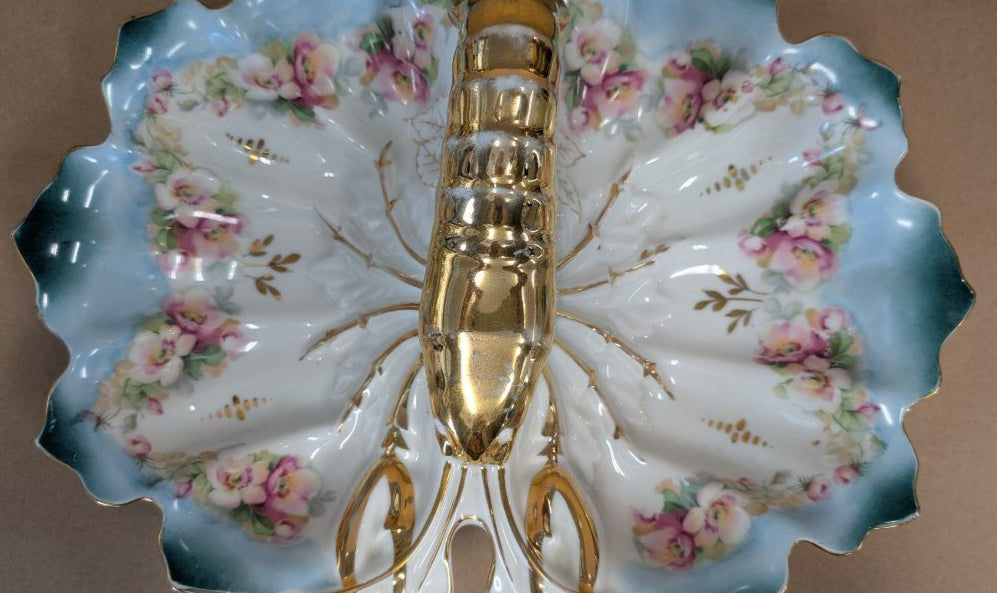 Antique German Lobster serving piece