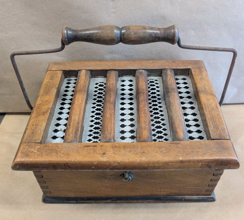 Antique primitive Foot Bed Warmer