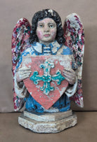 Vintage Cement Angel Statue