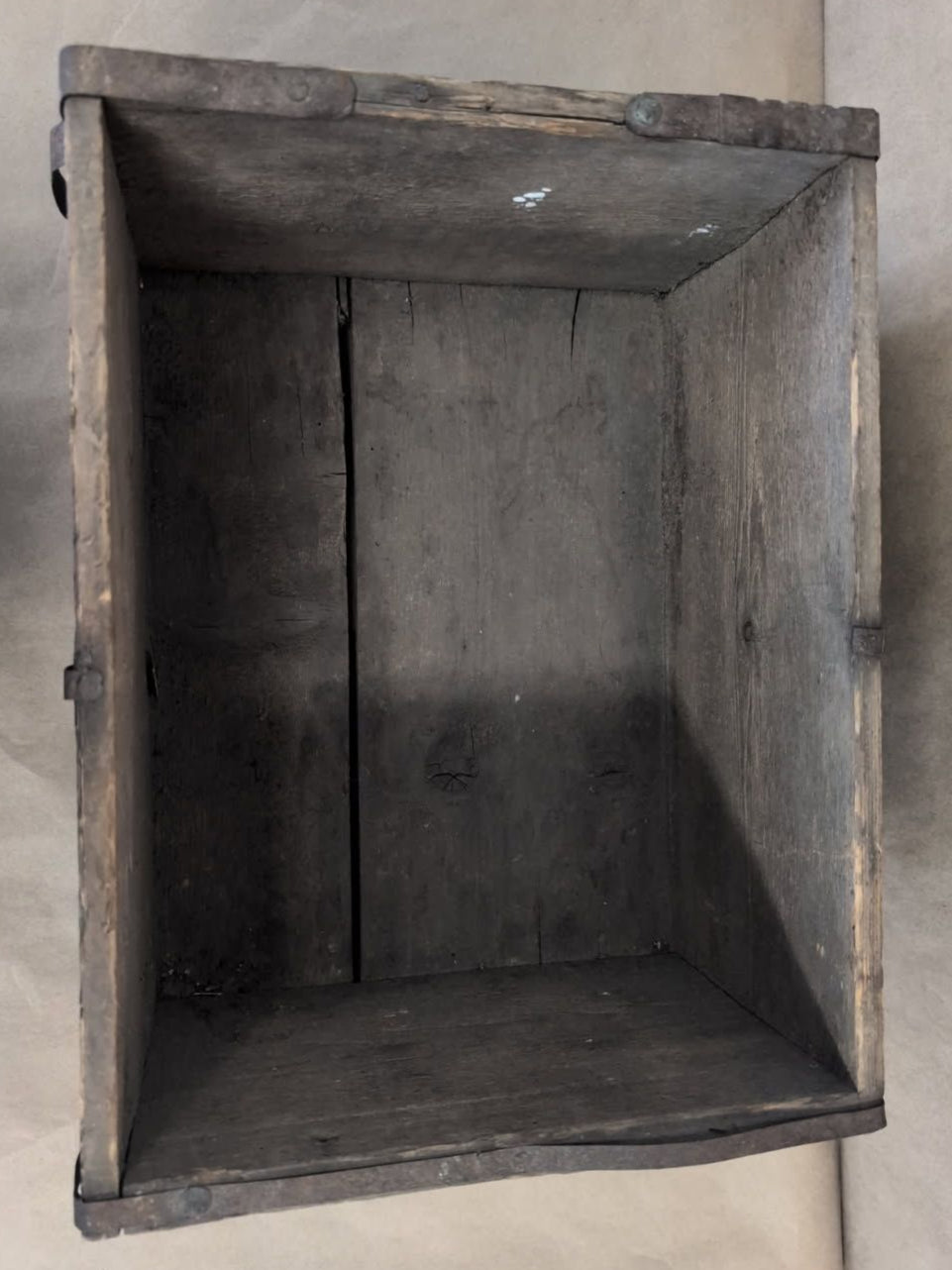 Antique Wood Geisha Tuna Box