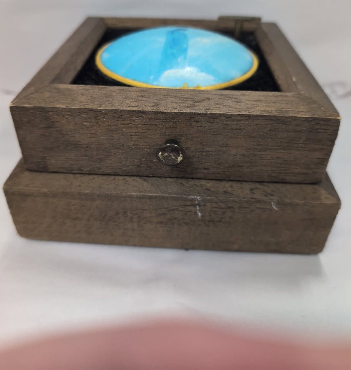 Vintage Amazing Grace Jesus Christ Music Jewelry Box