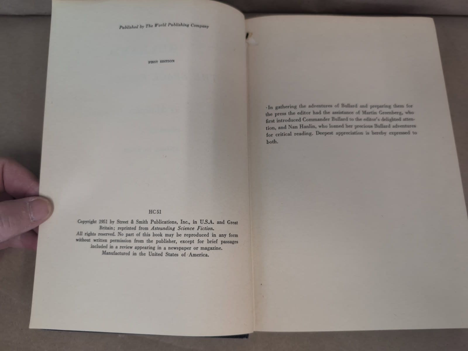 Bullard of the Space Patrol book by Malcolm Jameson 1951 first edition