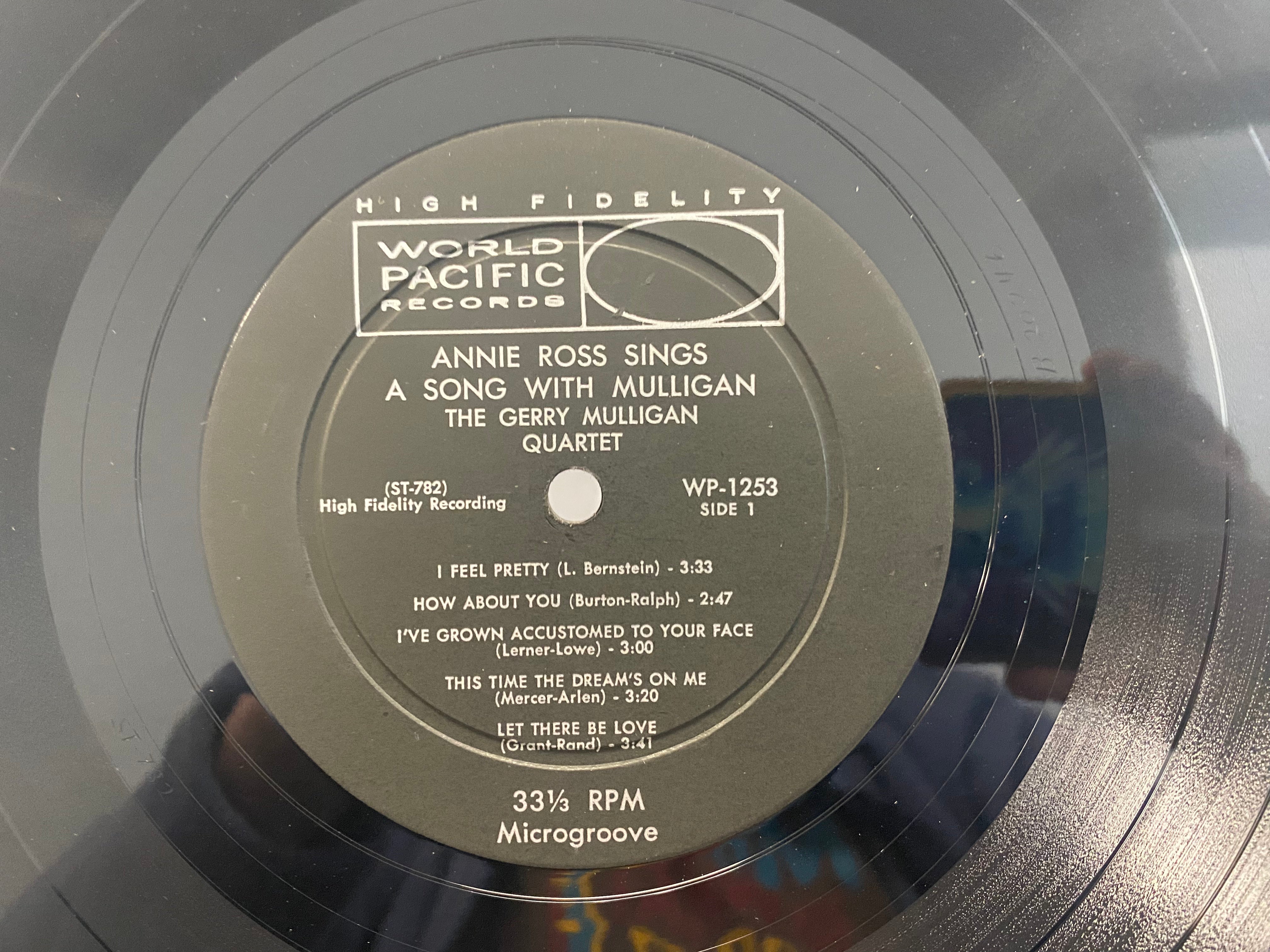 Annie Ross Gerry Mulligan vinyl lp
