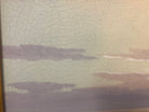 vintage oil painting , rolling ocean waves Artist Schipper , coastal new England