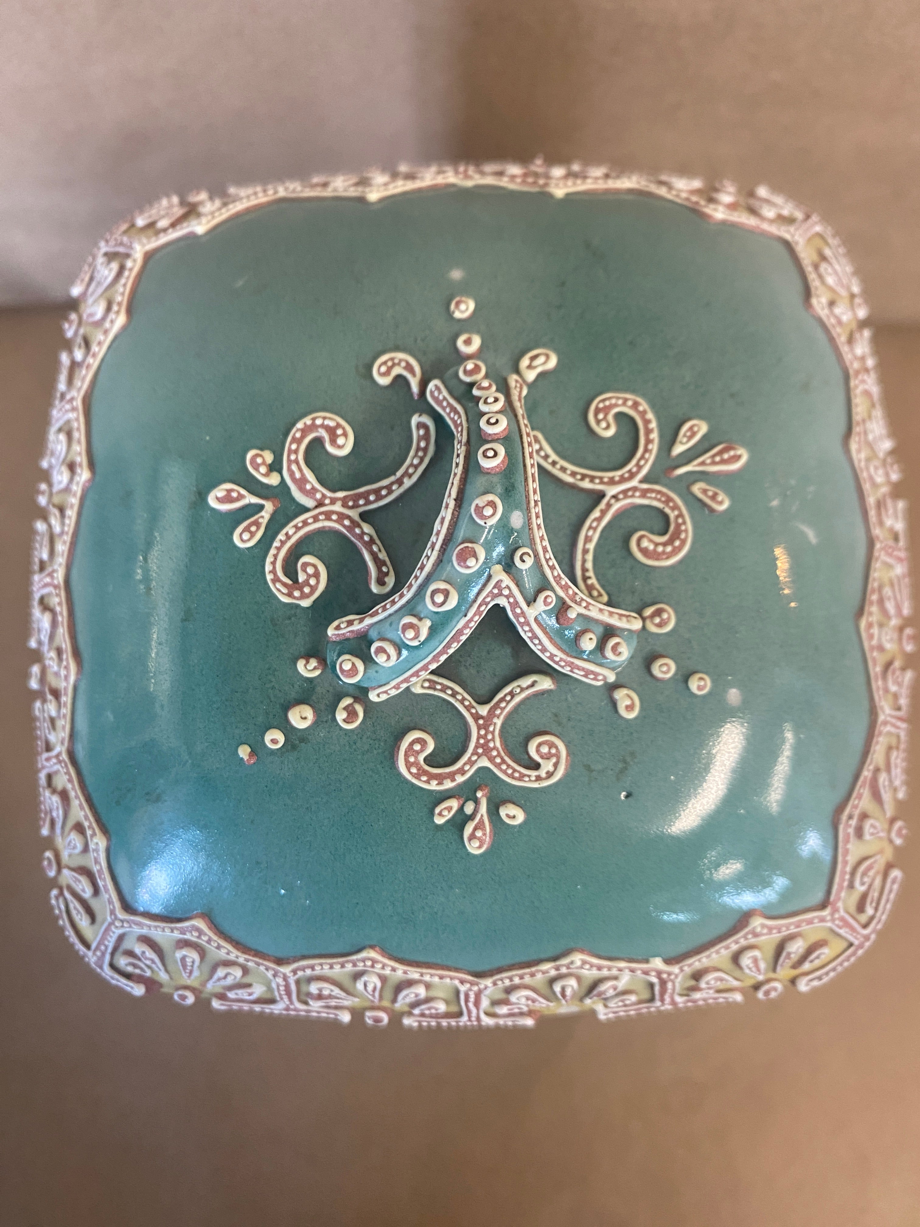Japanese Moriage, Antique Biscuit Jar