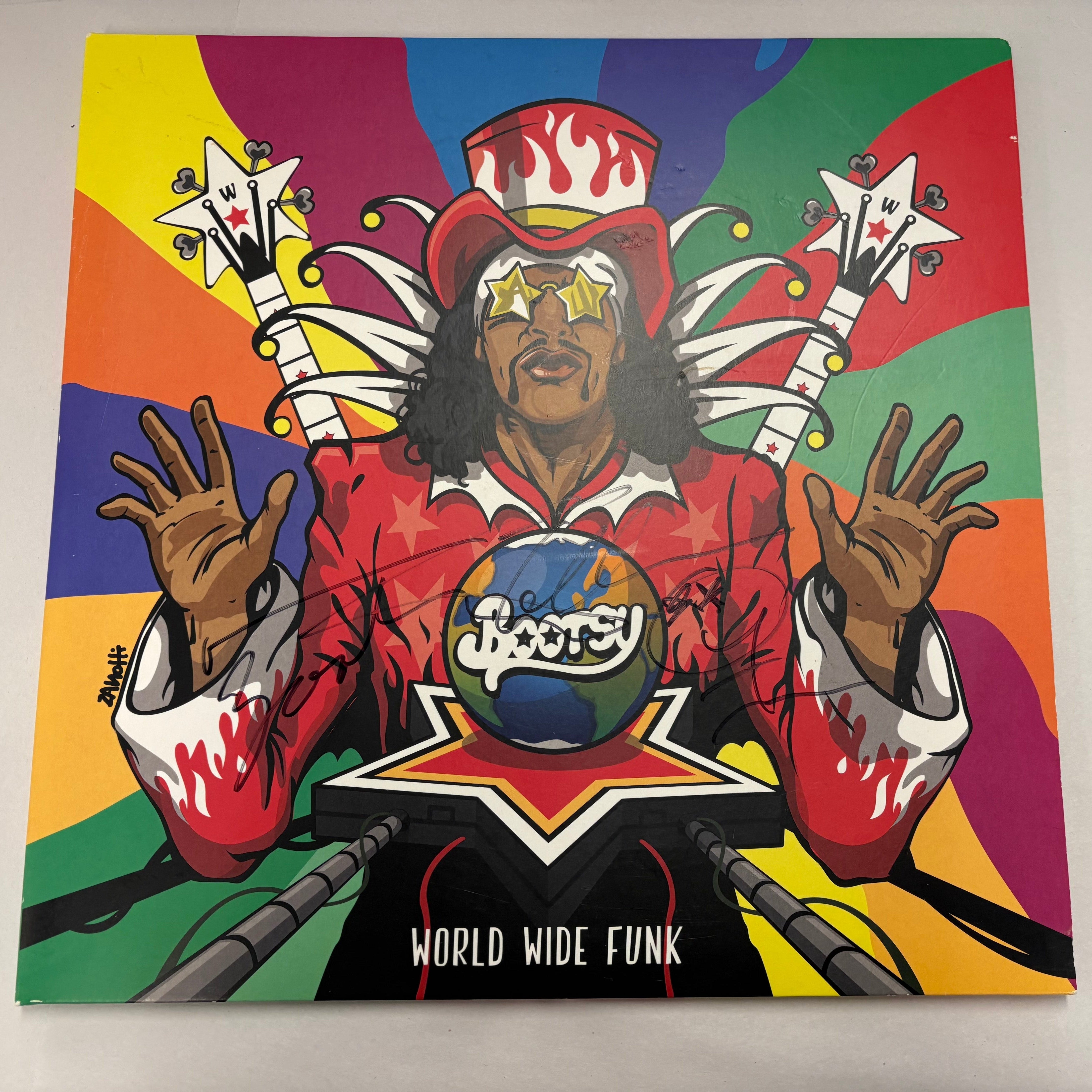 Bootsy Collins autographed vinyl lp