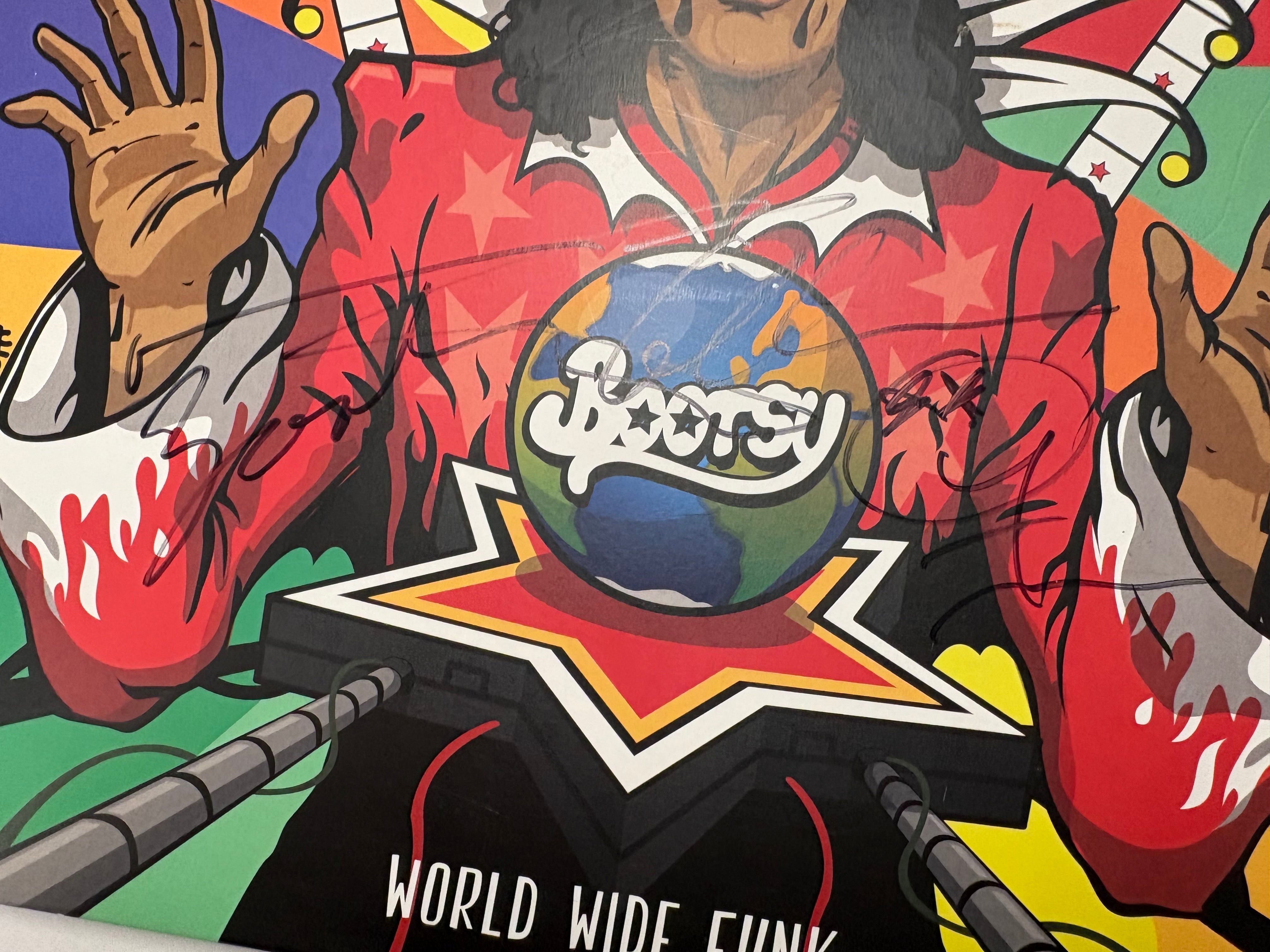 Bootsy Collins autographed vinyl lp