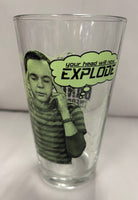 Set of 4 Big Bang Theory 16 oz glasses.