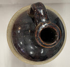 Vintage Whiskey Stoneware Brown and White Jug