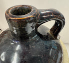 Vintage Whiskey Stoneware Brown and White Jug