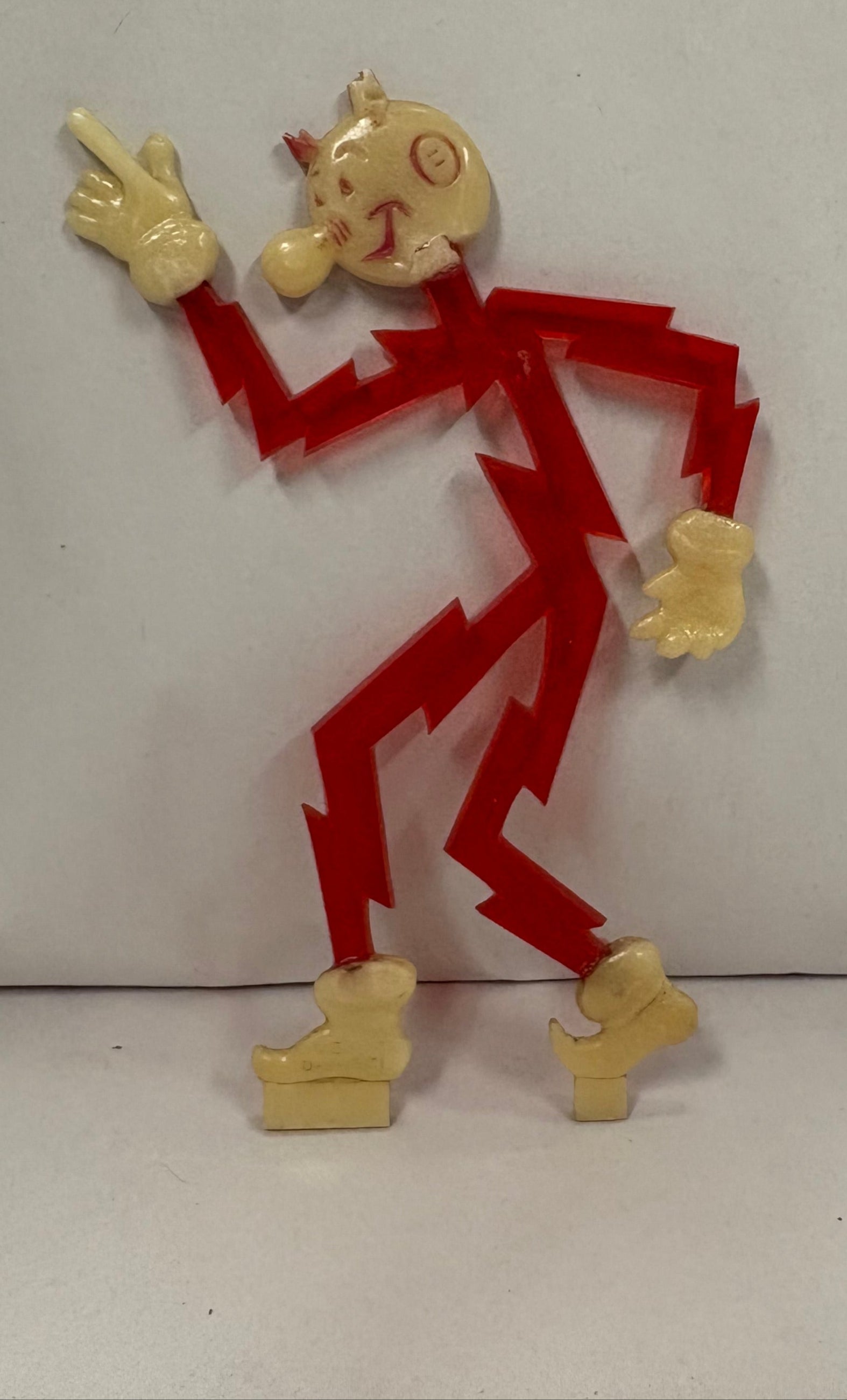 Reddy Killowatt plastic figurine 1930s