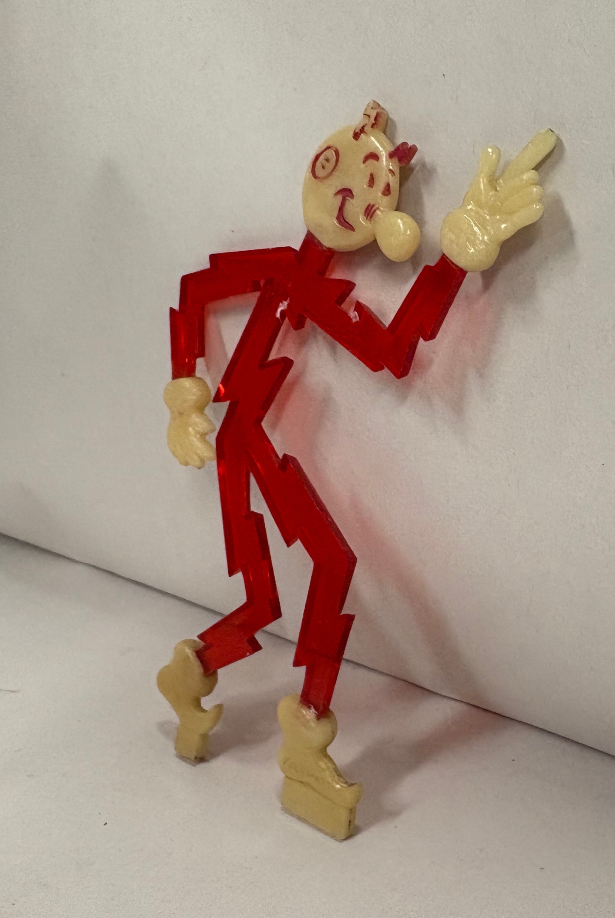 Reddy Killowatt plastic figurine 1930s