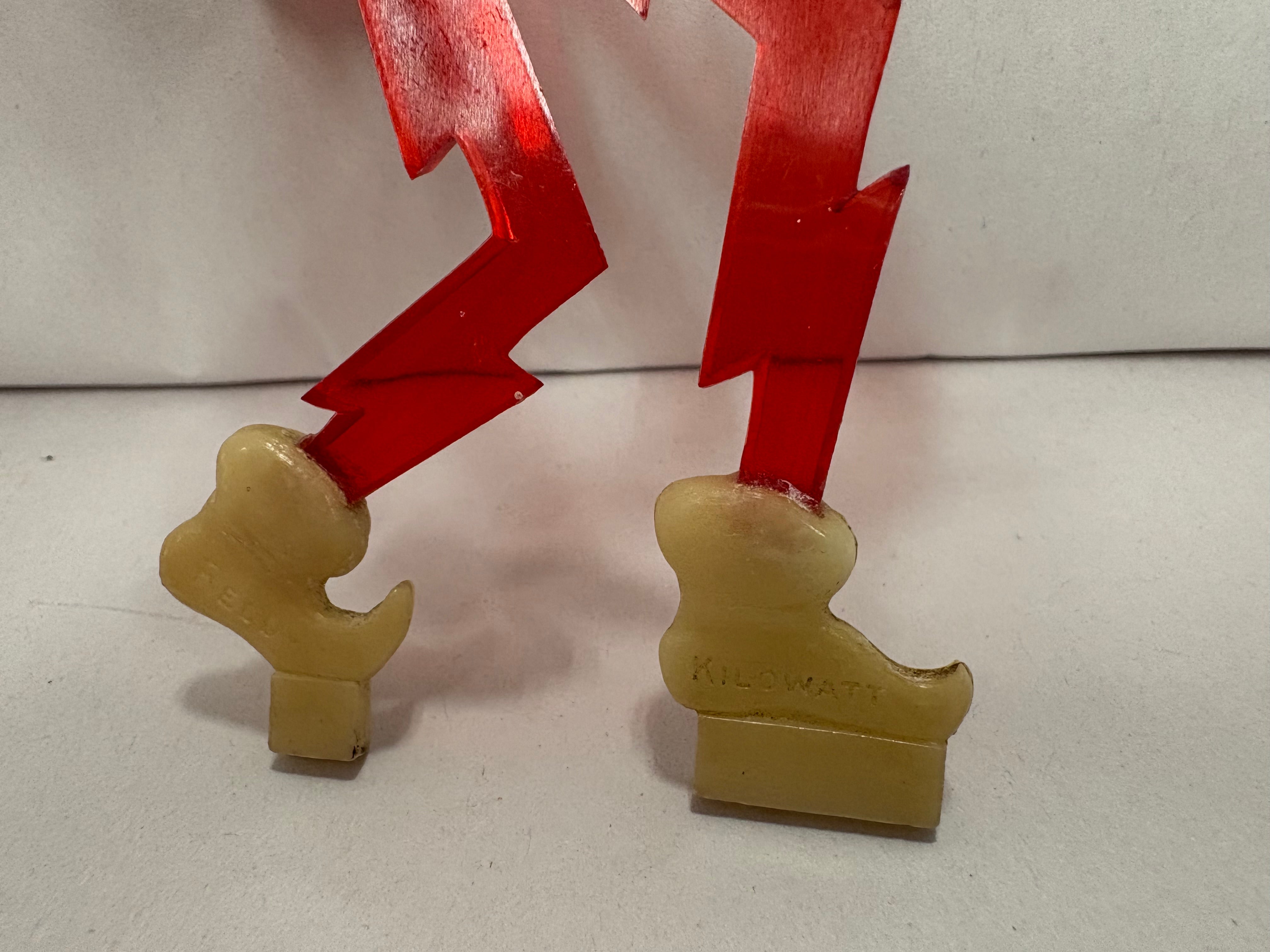 Reddy Killowatt plastic figurine 1930s