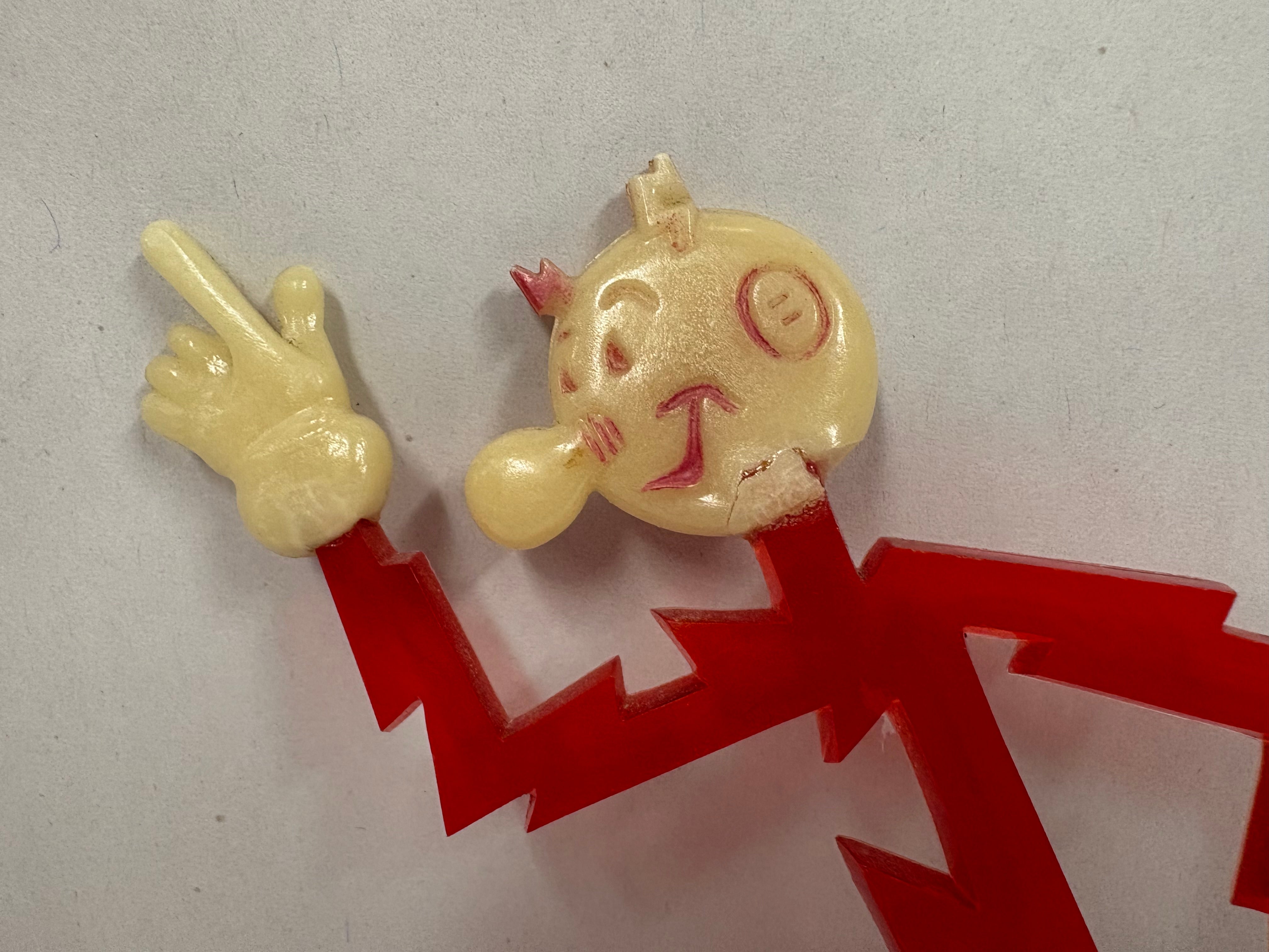 Reddy Killowatt plastic figurine 1930s