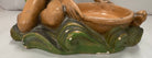Chalkware semi nude woman trinket holder