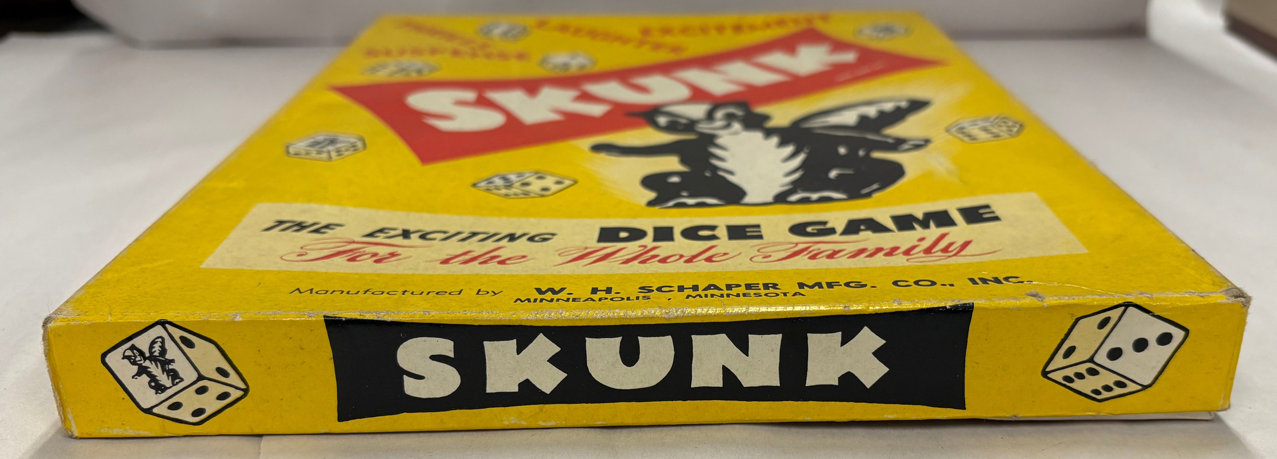 Skunk vintage dice game 