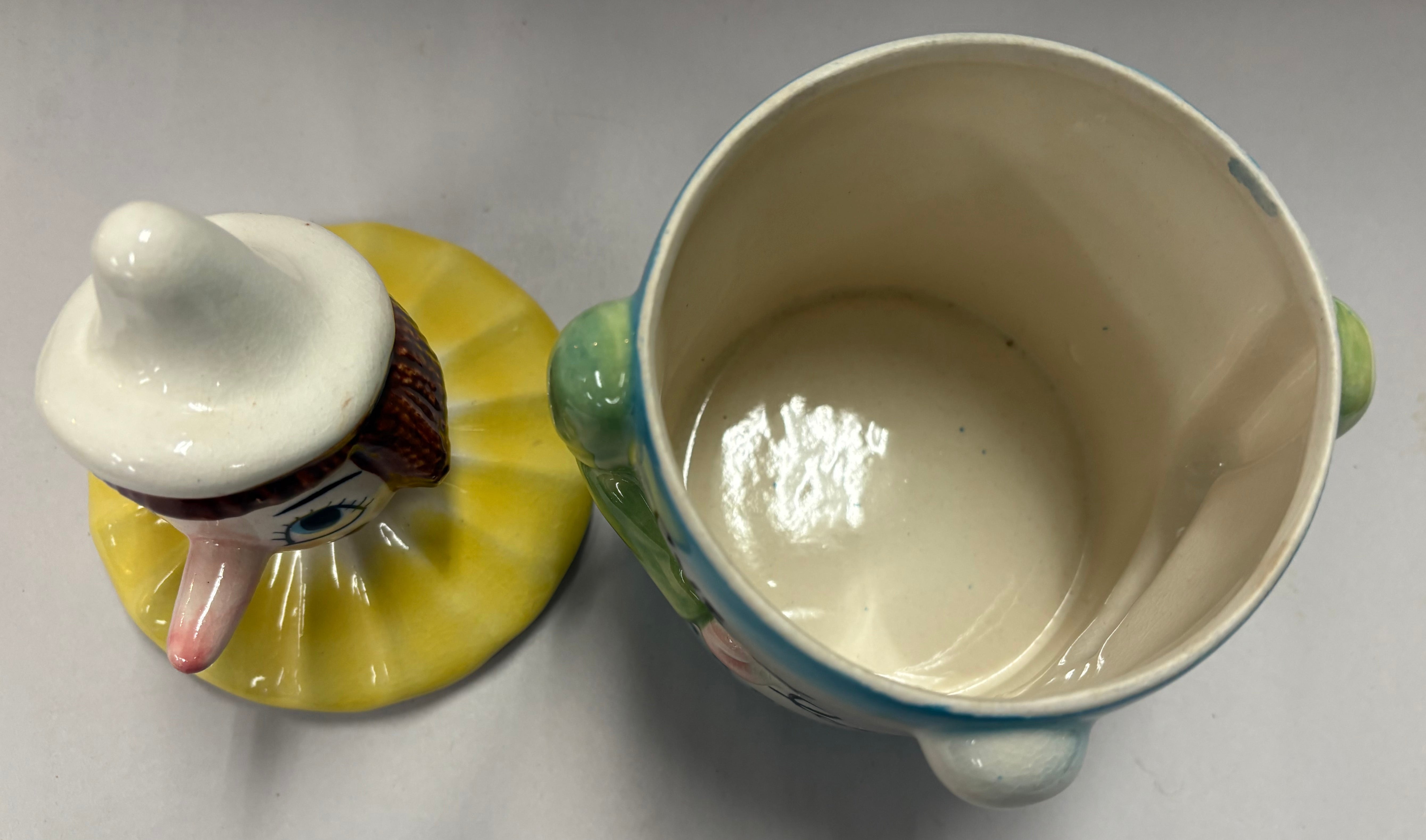 Vintage clown lollipop jar