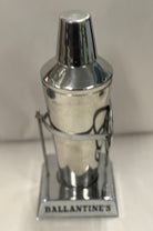 Vintage Ballantine's Crome Martini Shaker