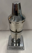 Vintage Ballantine's Crome Martini Shaker