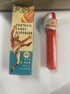 pez candy, pez dispenser, collectible, football player