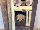 Reclaimed wood Owl Wall Hanging by John Parke