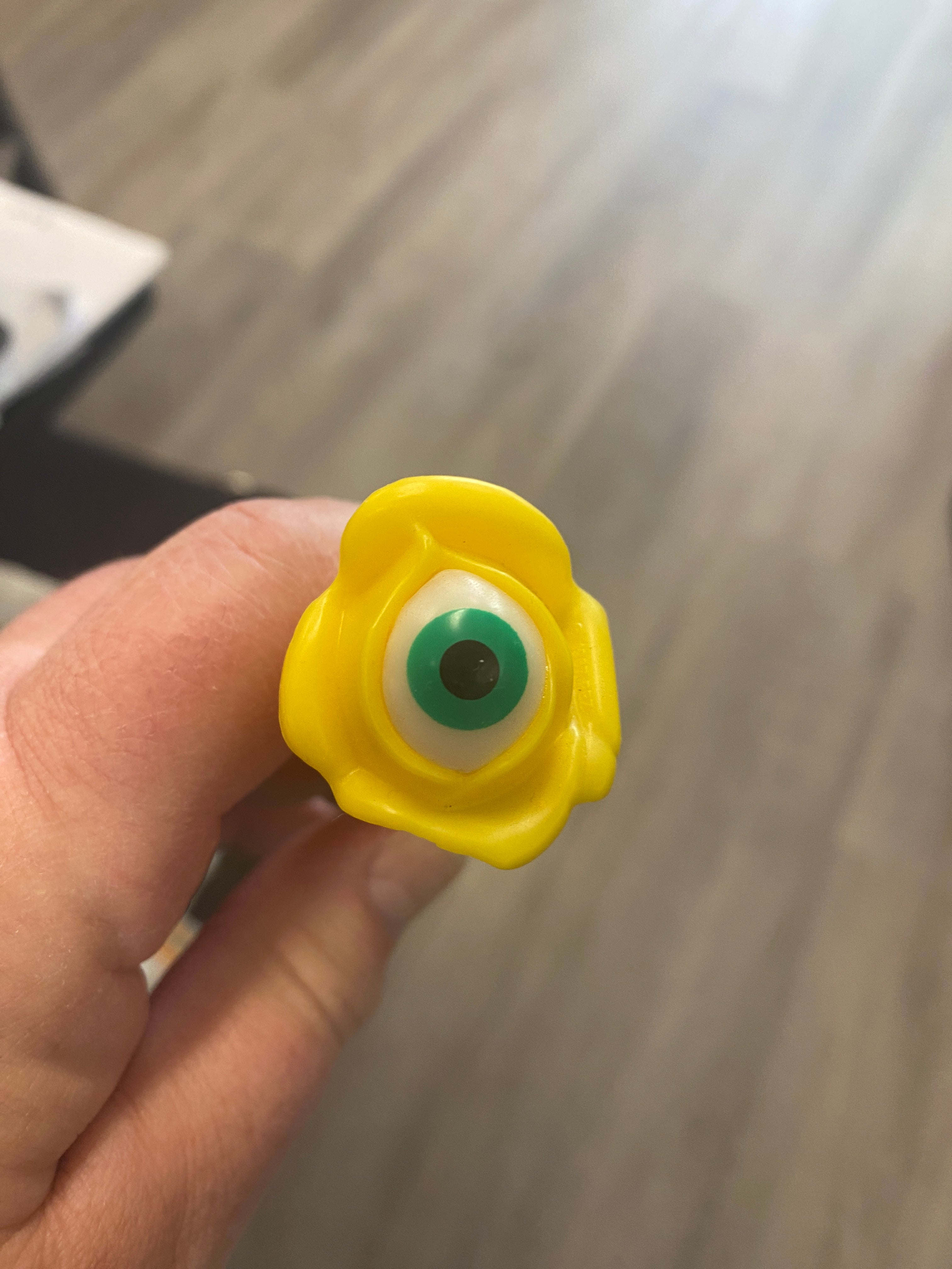 Pez dispenser, Pez candy, collectible, vintage, psychedelic eye