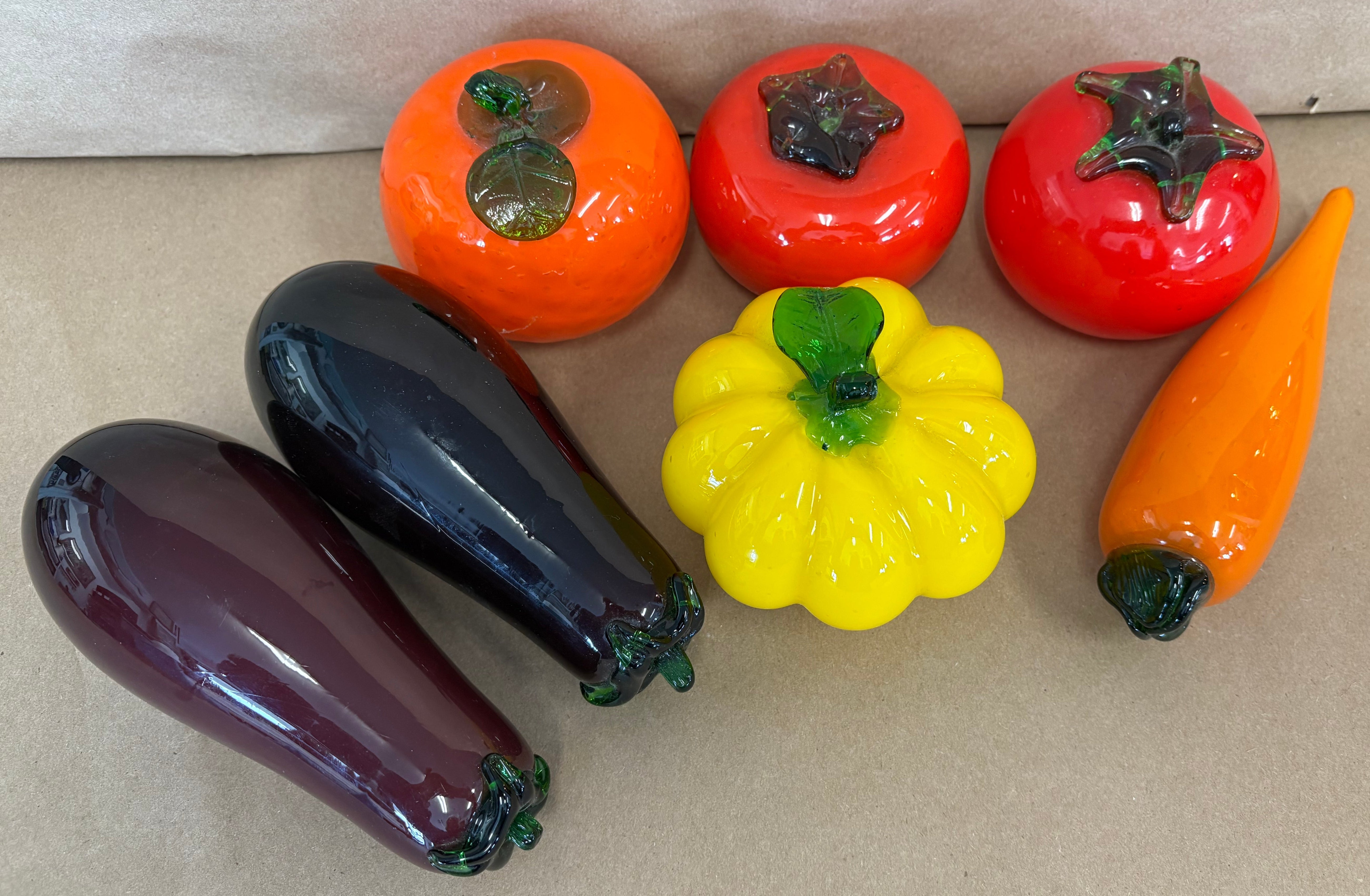 Vintage Glass Fruit