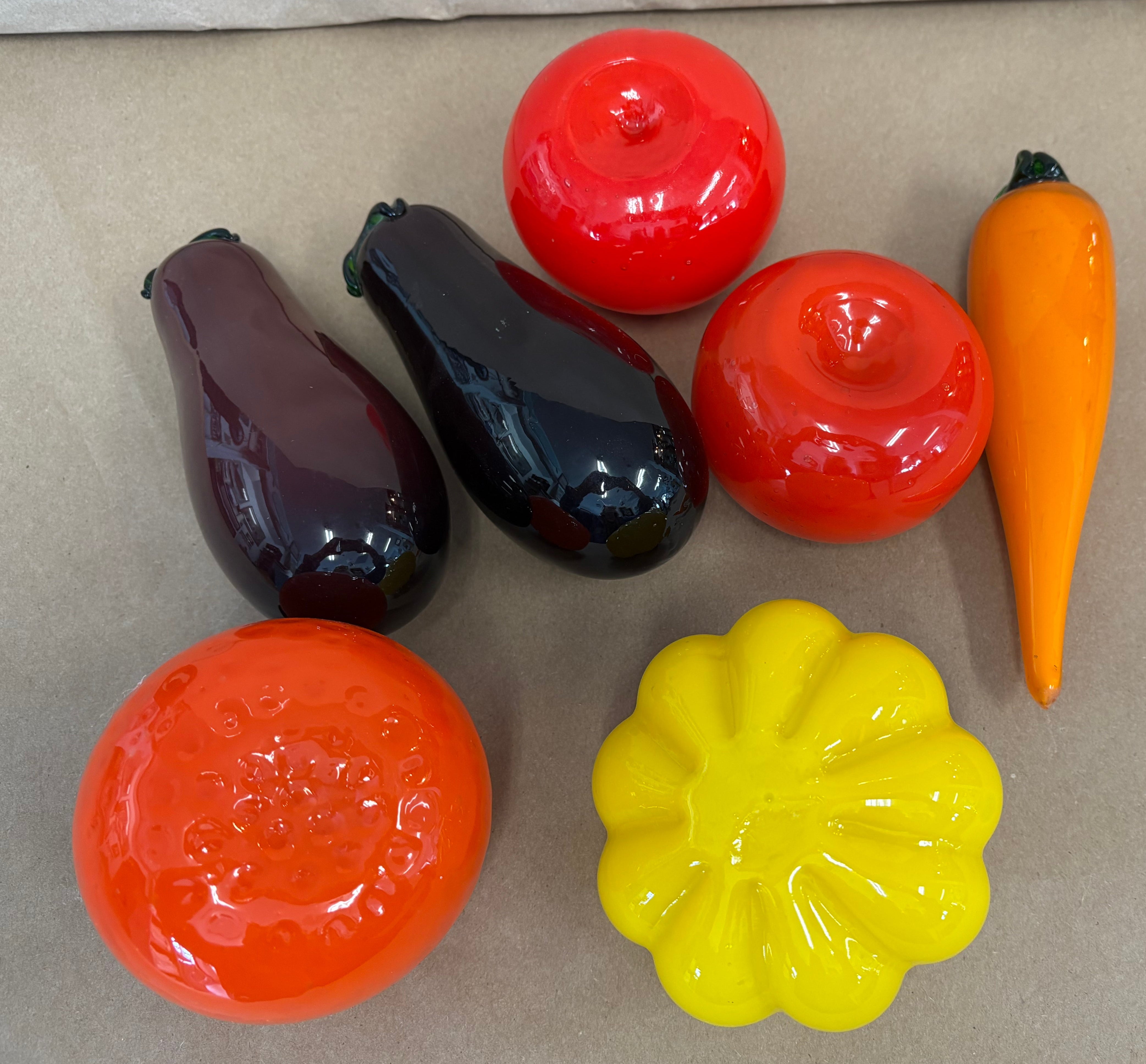 Vintage Glass Fruit