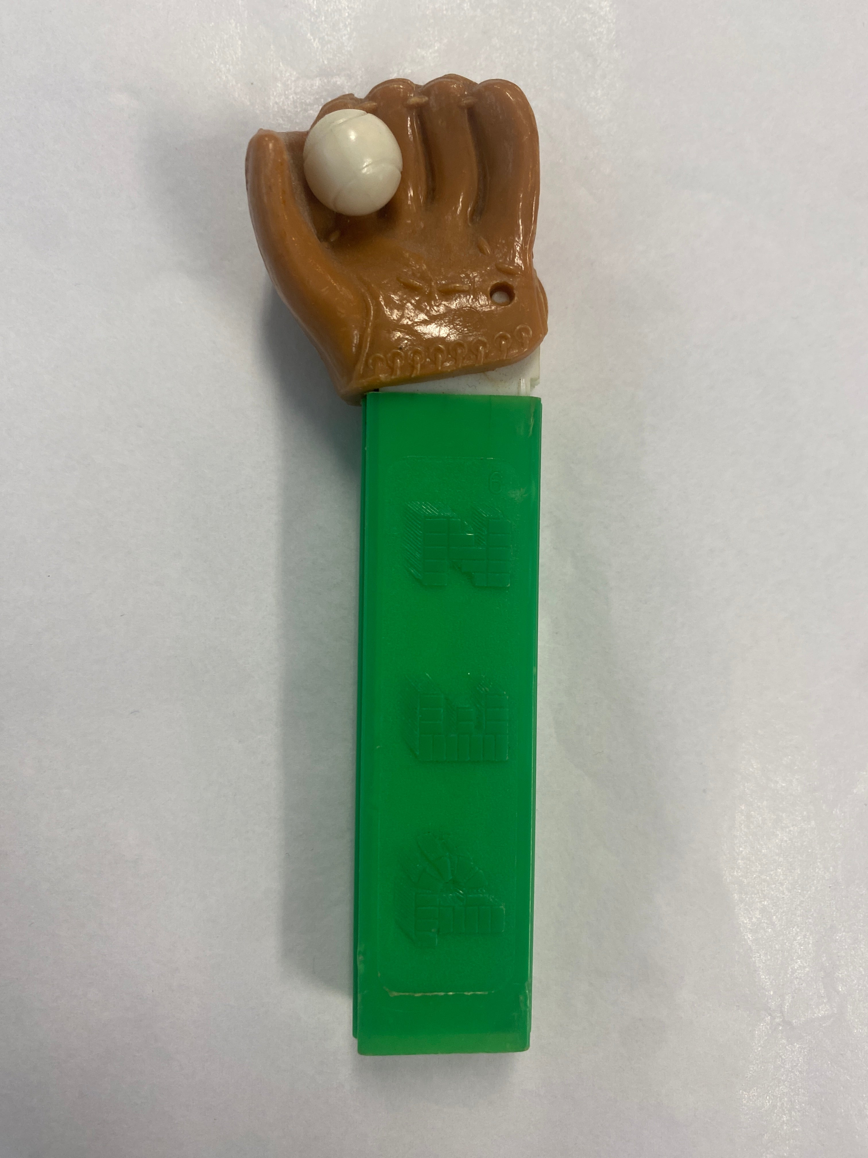 Pez dispenser, pez candy, vintage, collectible, baseball glove and ball