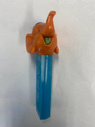 pez dispenser, pez candy, collectible, vintage, orange face elephant.