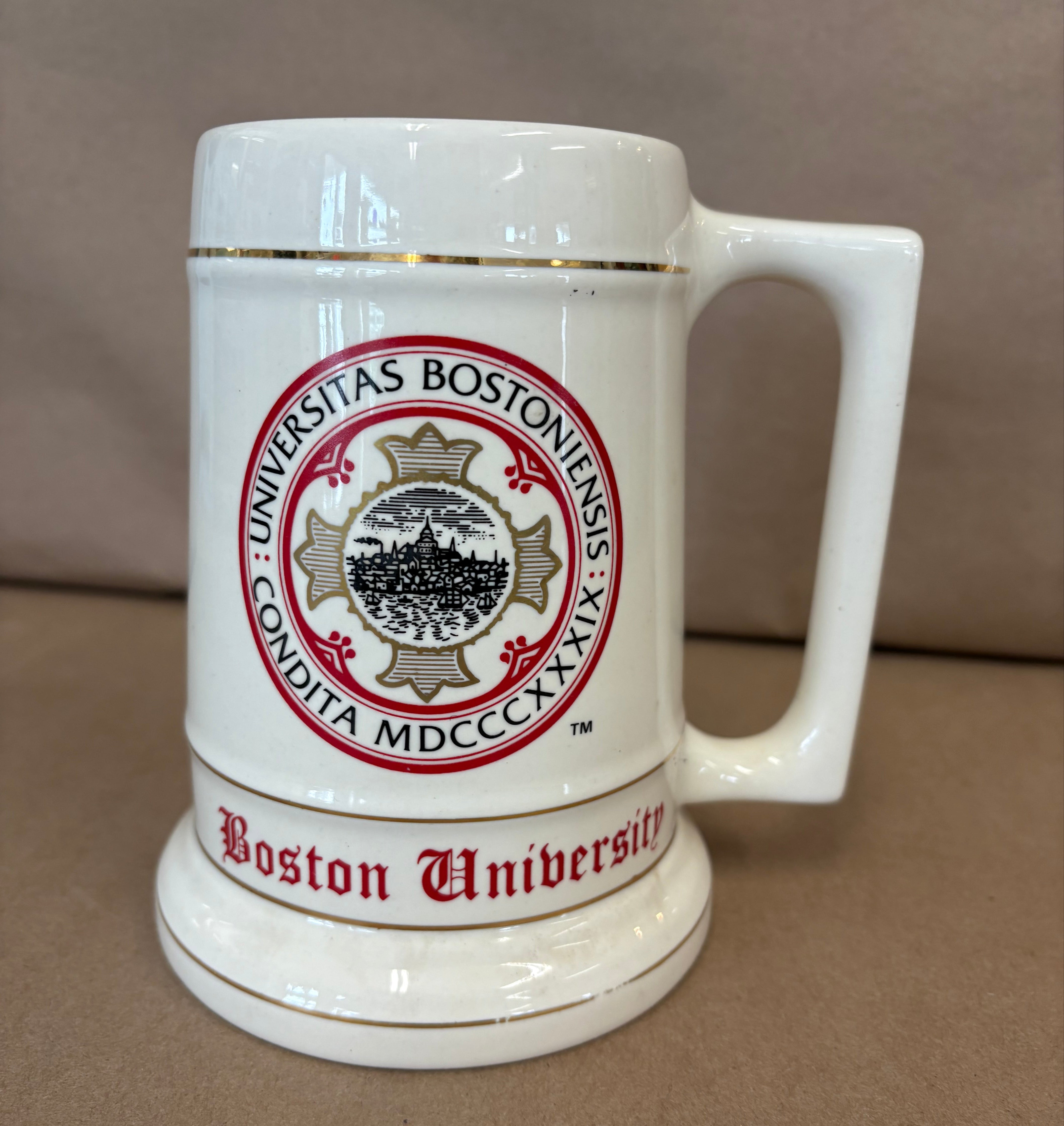 Vintage stein Boston University
