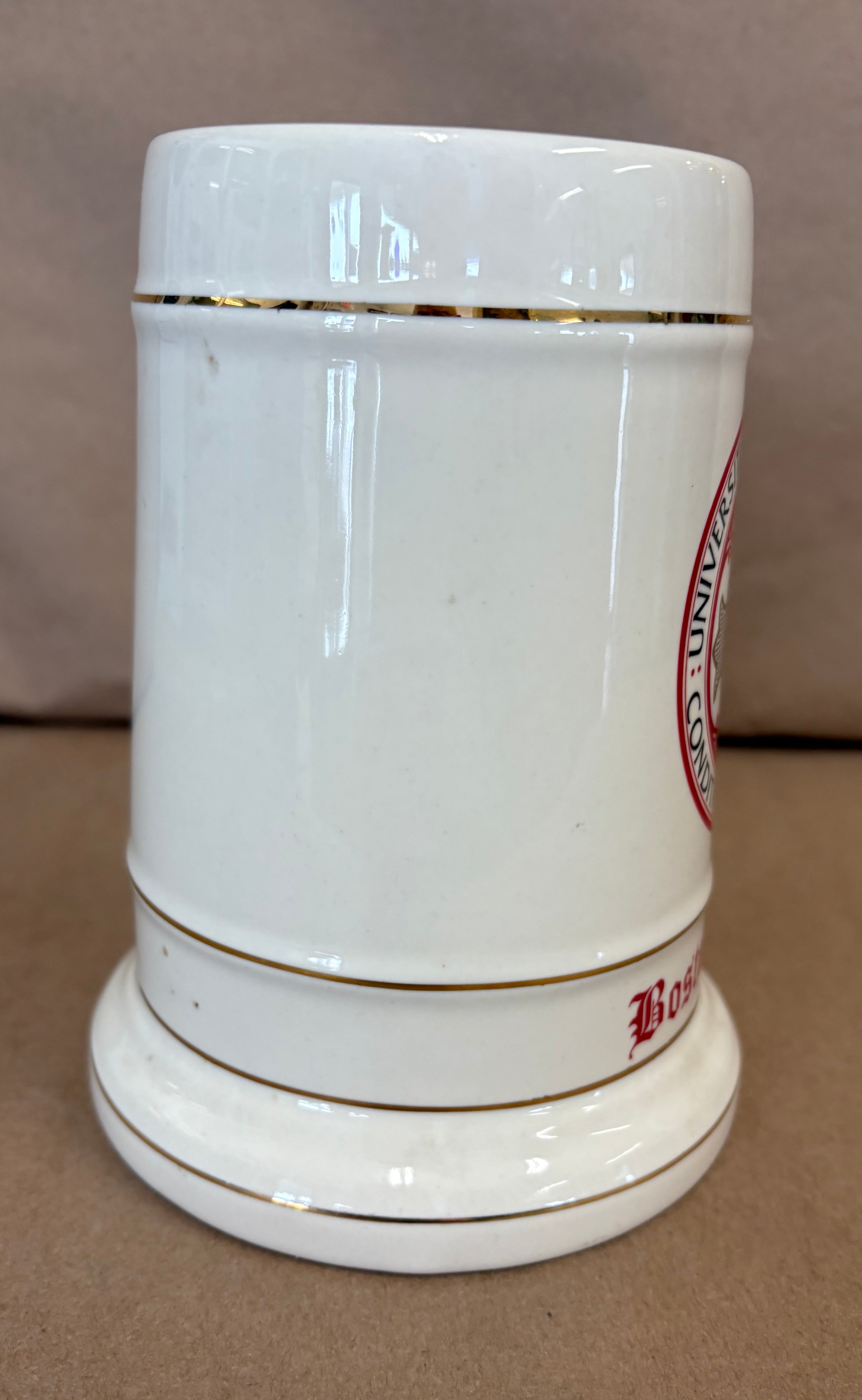 Vintage stein Boston University