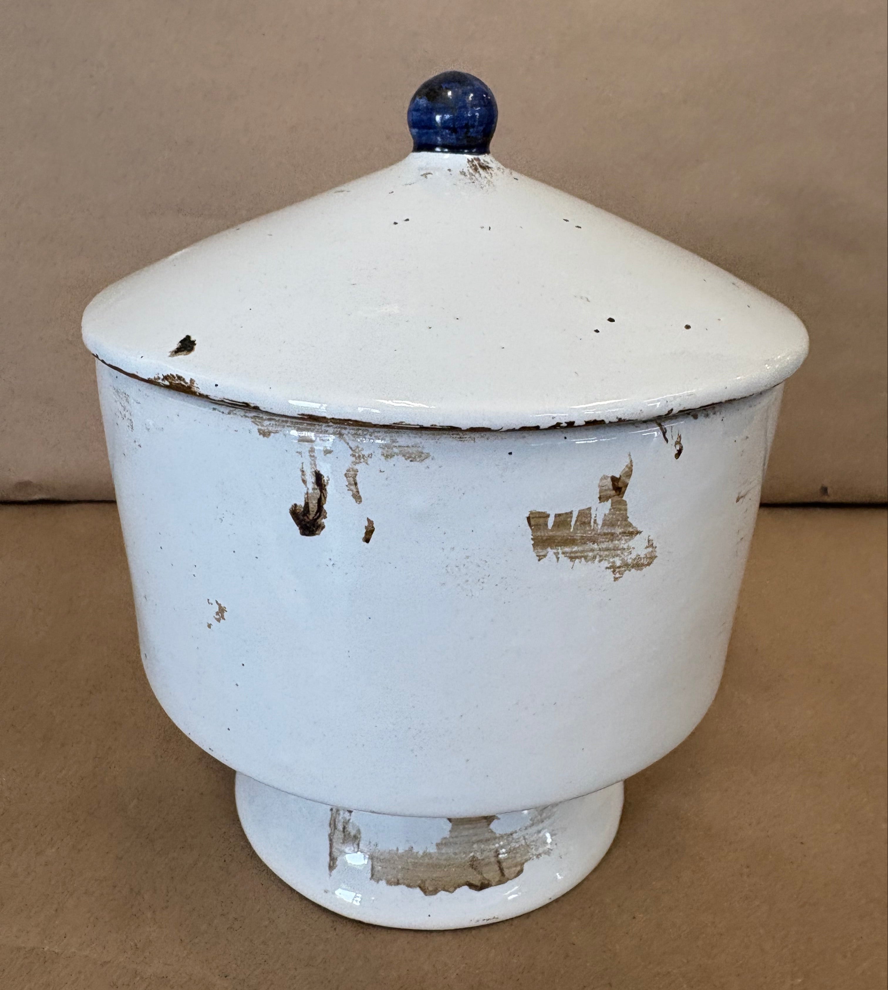 Early 19th century Italian Faience apothecary jar