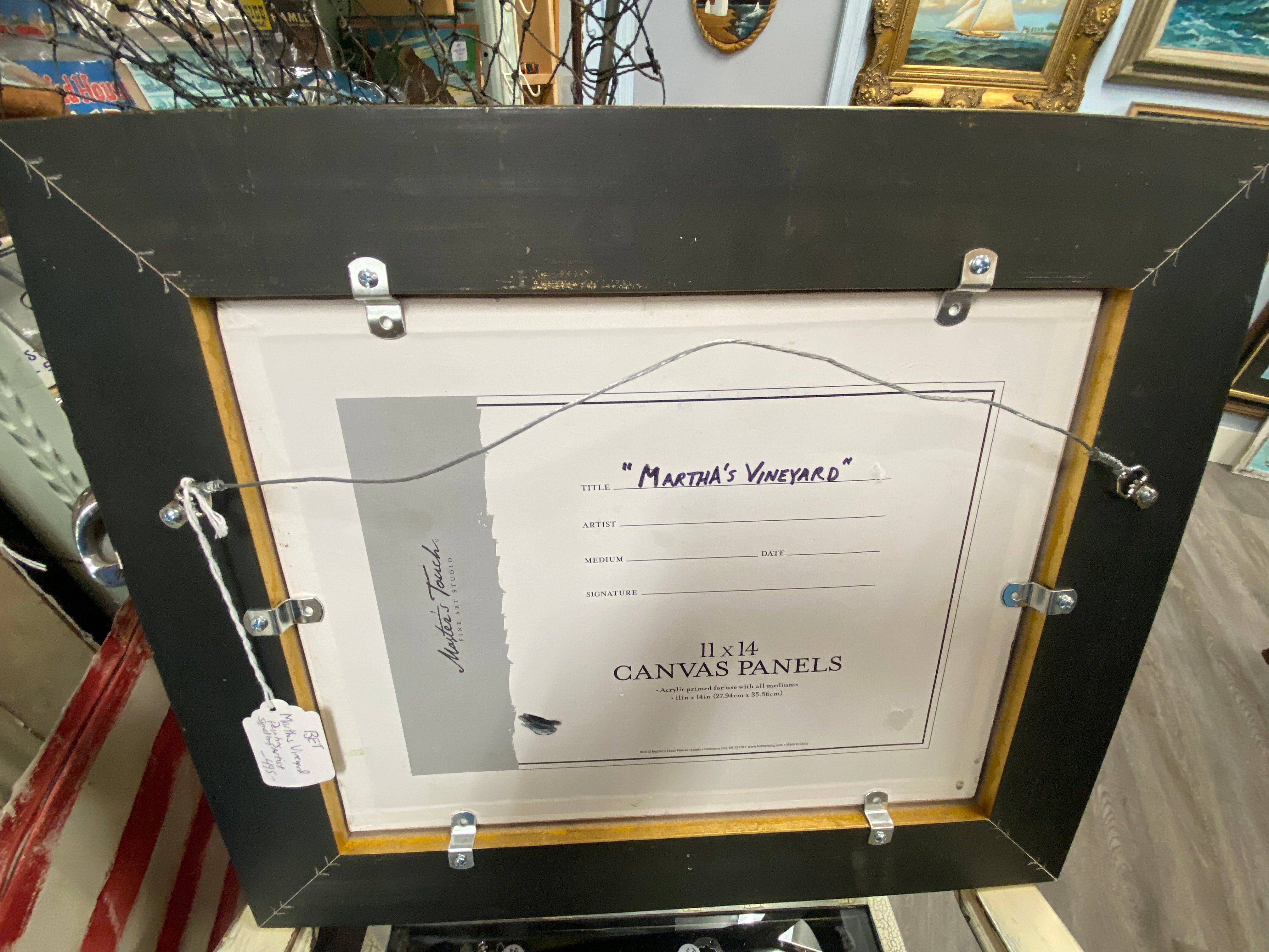 contemporary oil painting, Martha's Vineyard, Rowboat, beach house decor, artist WN McLane.