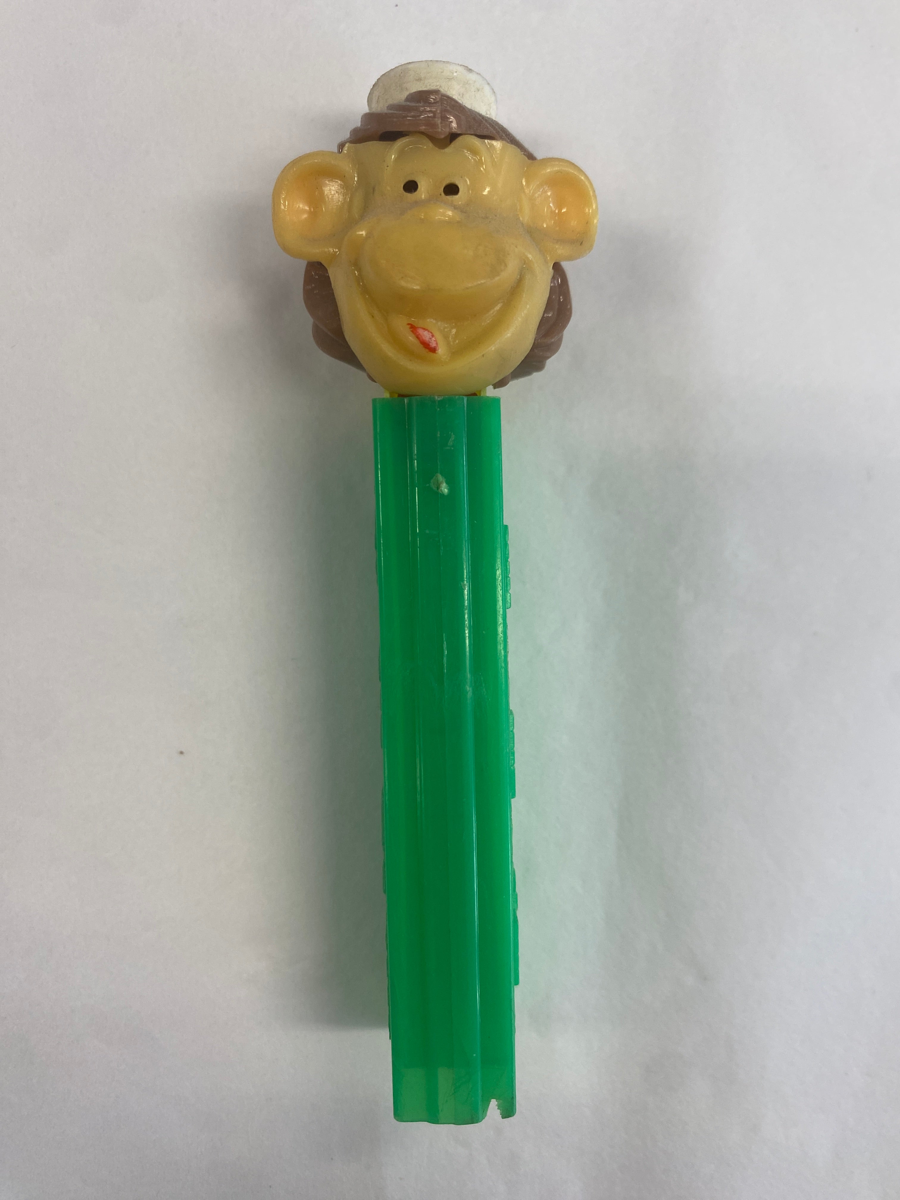 Vintage Pez Dispenser, Pez Candy, Monkey W/ Sailor Hat, Collectible