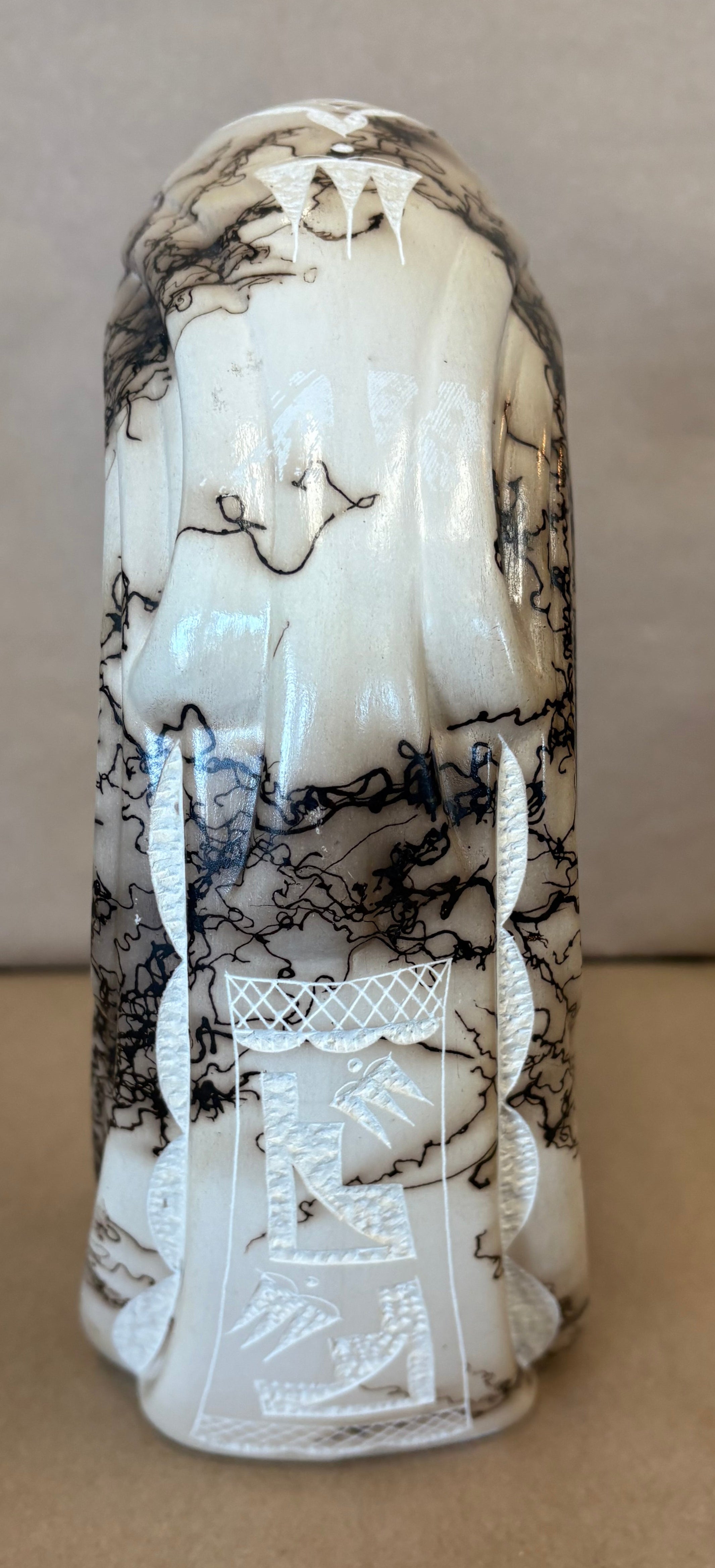 Tom Vail native horse hair sculpture of a woman