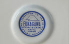 Fugawaya Arita porcelain vase with iris flower & leaves